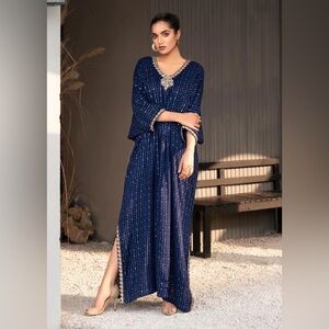Indian Pakistani Bollywood Kaftan Dress Gown